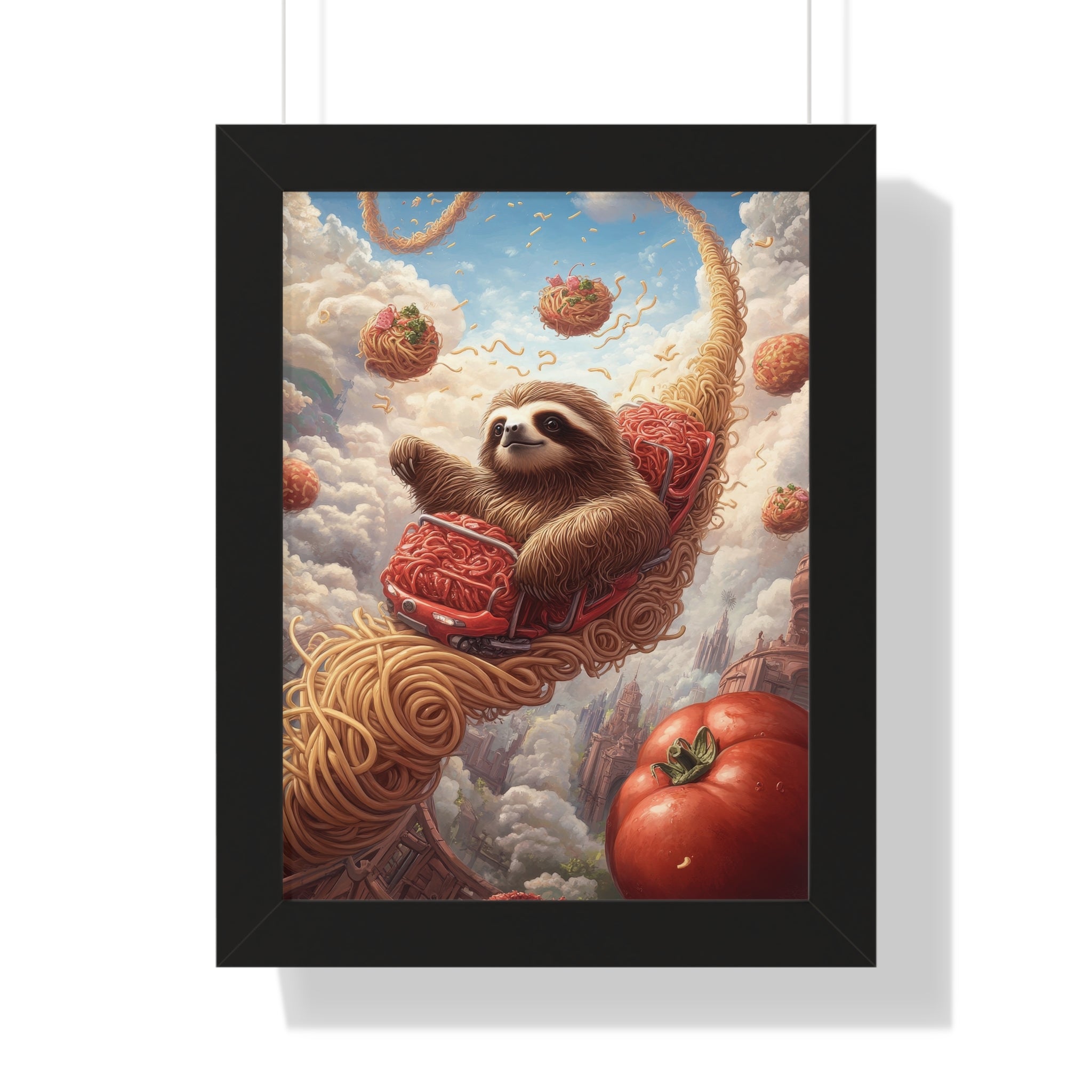 Sloth On Spagetti Rollercoster